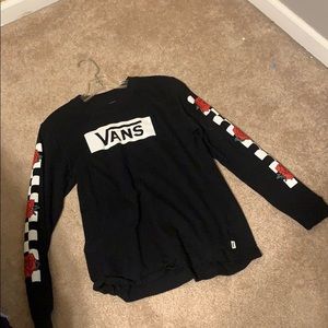 Roses Vans Long Sleeve Tee
